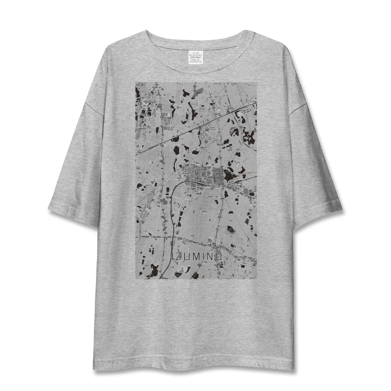 【いずみ野(神奈川県)】地図柄ビッグシルエットTシャツ