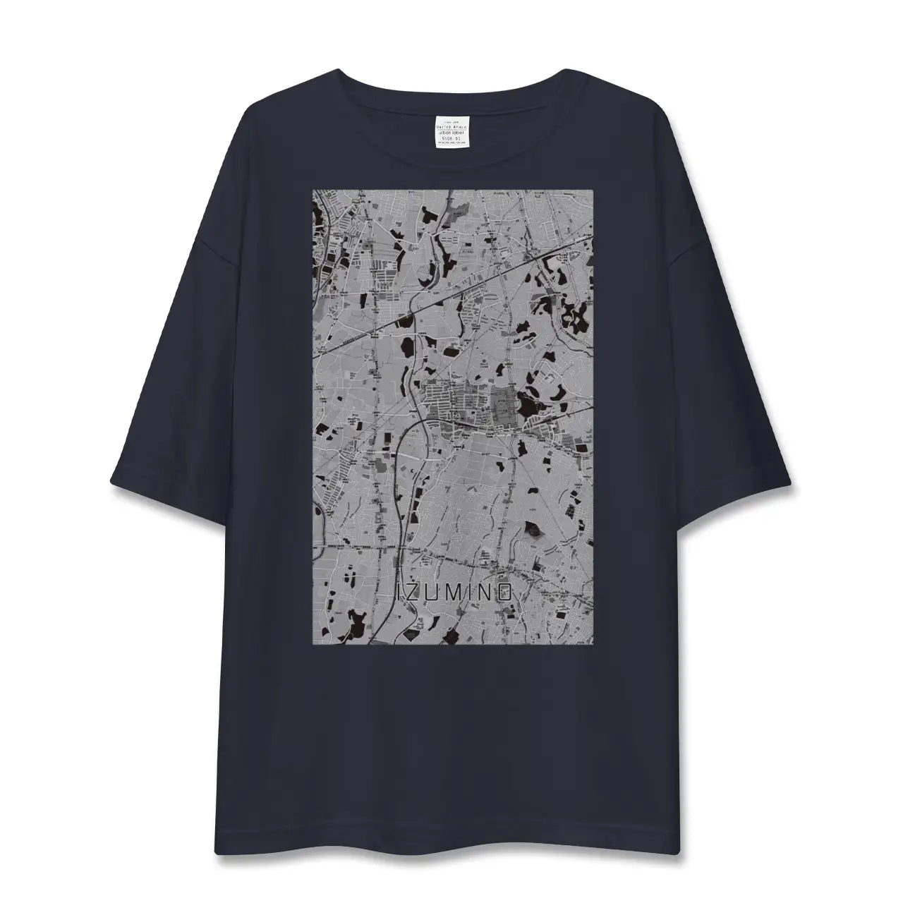 【いずみ野(神奈川県)】地図柄ビッグシルエットTシャツ