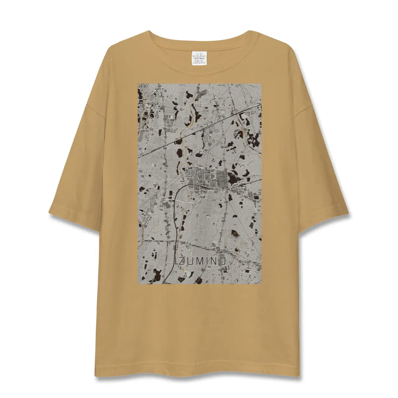 【いずみ野(神奈川県)】地図柄ビッグシルエットTシャツ