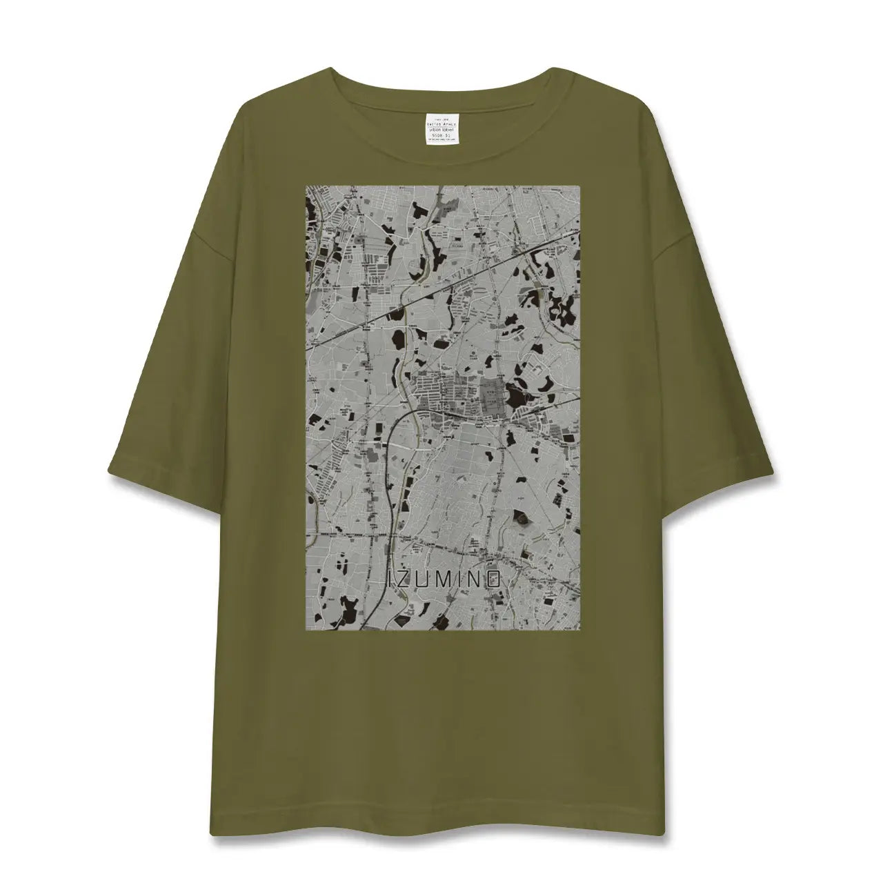 【いずみ野(神奈川県)】地図柄ビッグシルエットTシャツ