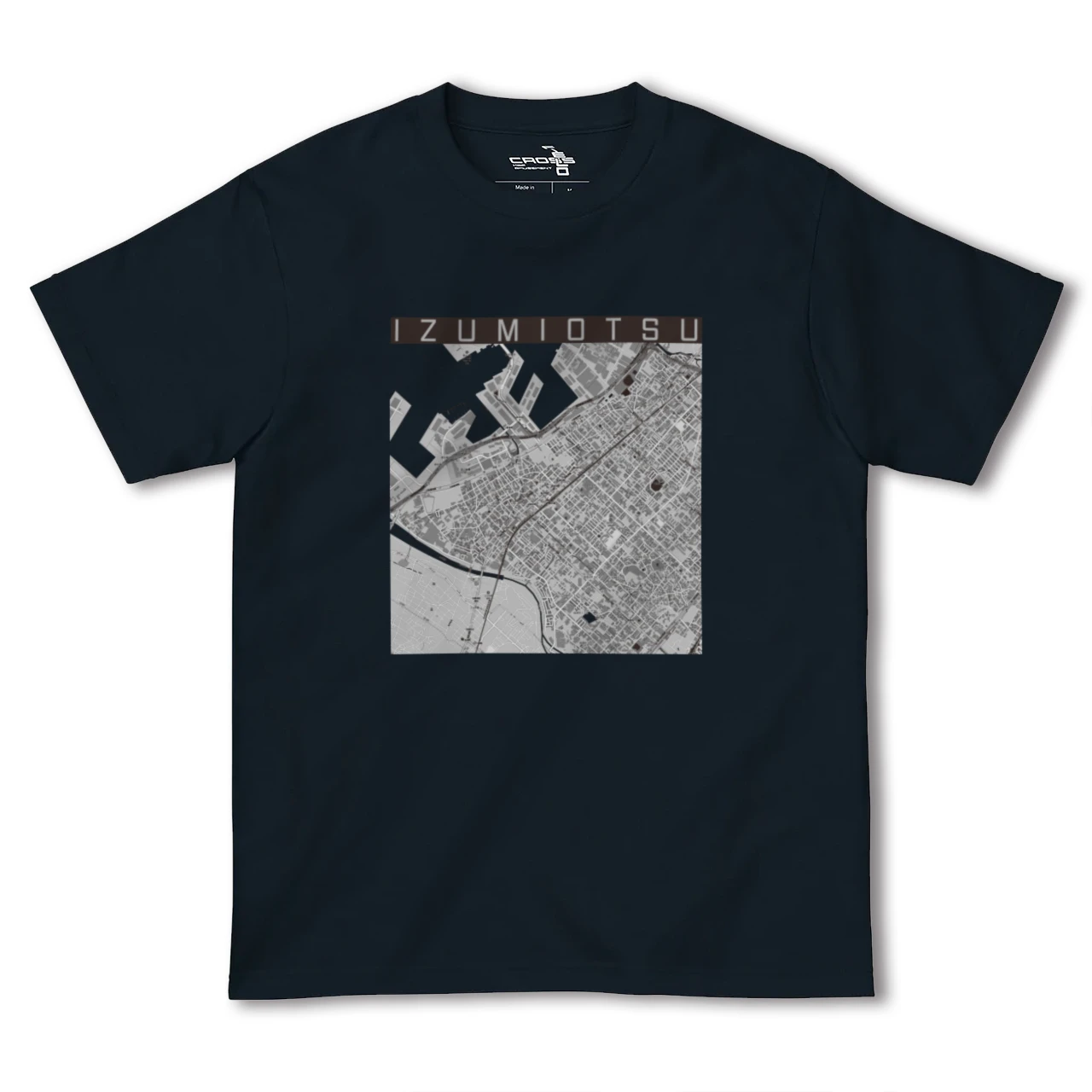 【泉大津(大阪府)】地図柄ヘビーウェイトTシャツ