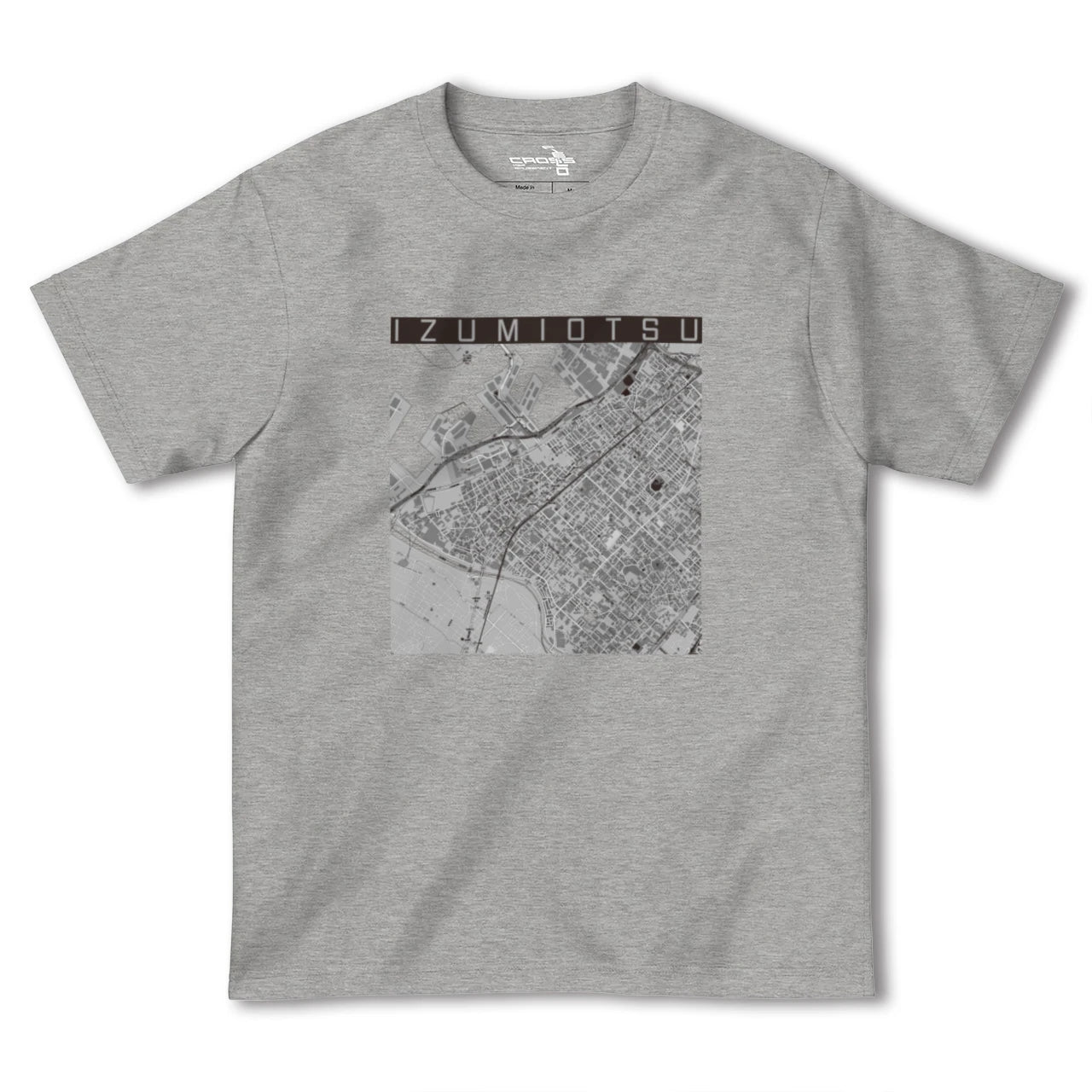 【泉大津(大阪府)】地図柄ヘビーウェイトTシャツ