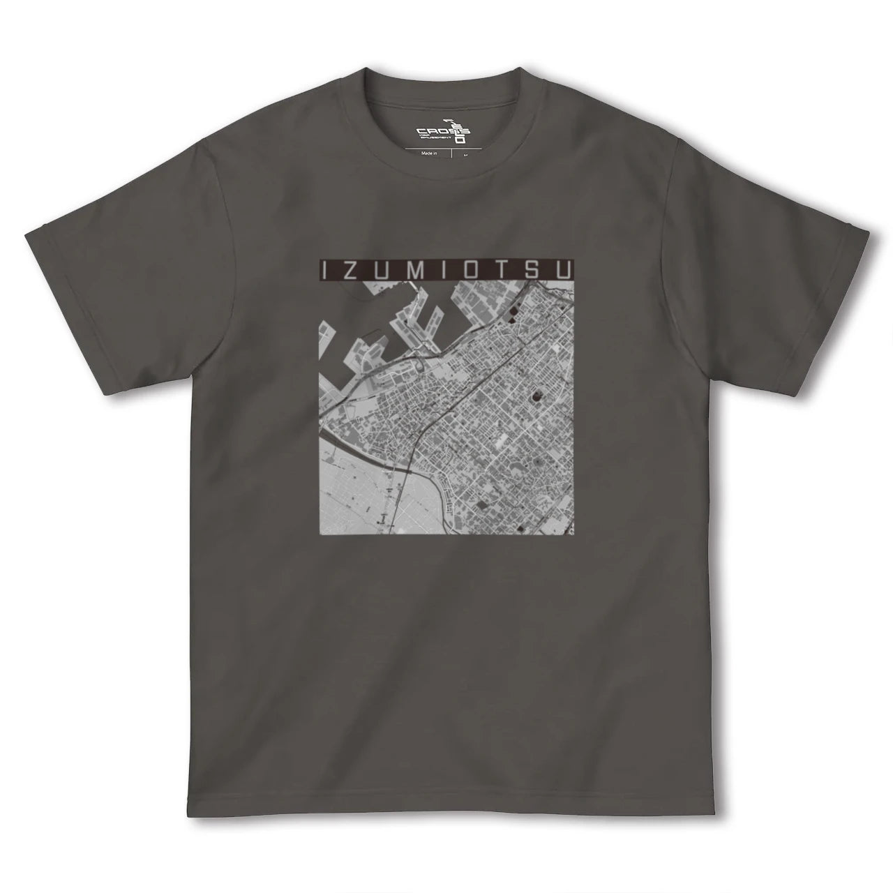 【泉大津(大阪府)】地図柄ヘビーウェイトTシャツ