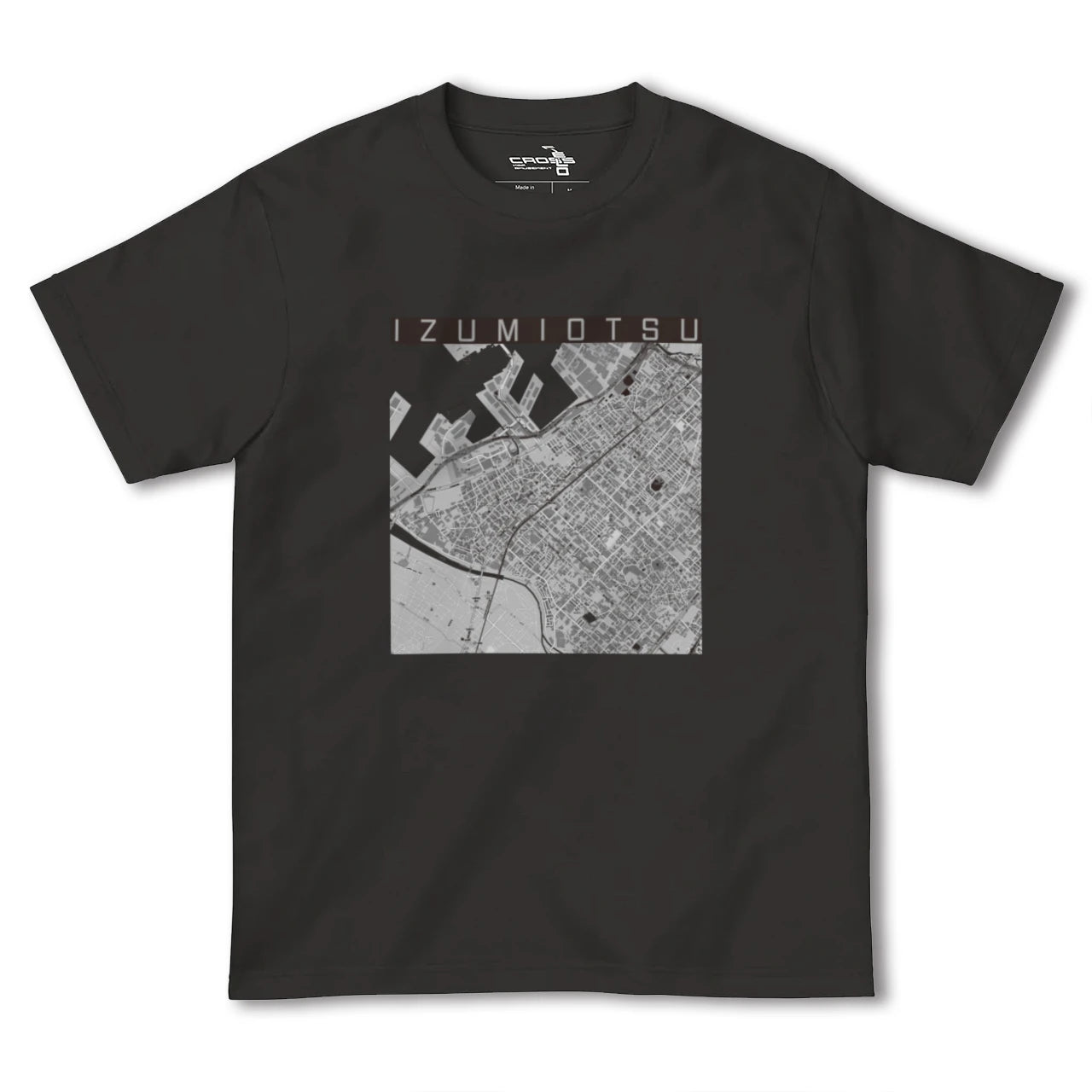 【泉大津(大阪府)】地図柄ヘビーウェイトTシャツ