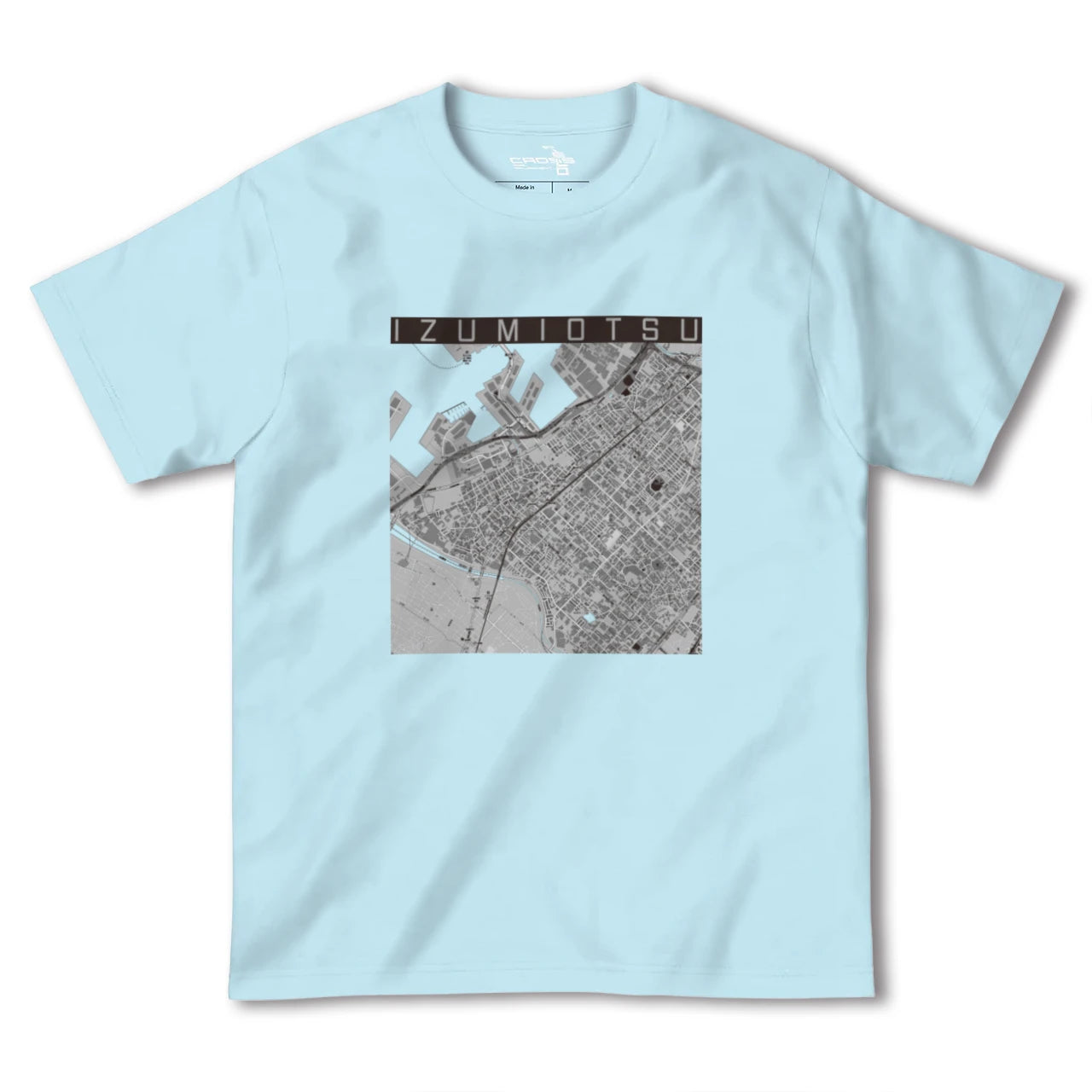 【泉大津(大阪府)】地図柄ヘビーウェイトTシャツ