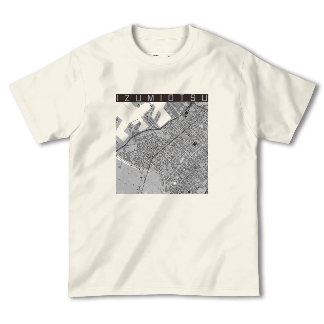 【泉大津(大阪府)】地図柄ヘビーウェイトTシャツ