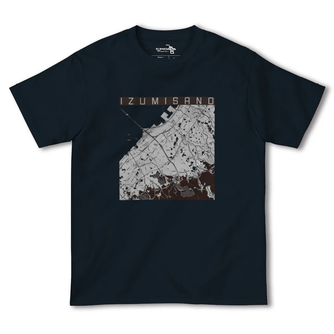 【泉佐野(大阪府)】地図柄ヘビーウェイトTシャツ