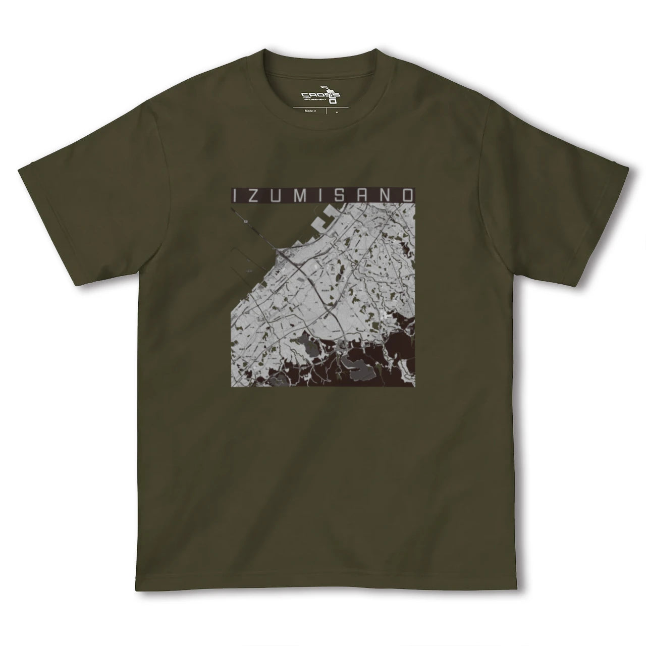 【泉佐野(大阪府)】地図柄ヘビーウェイトTシャツ