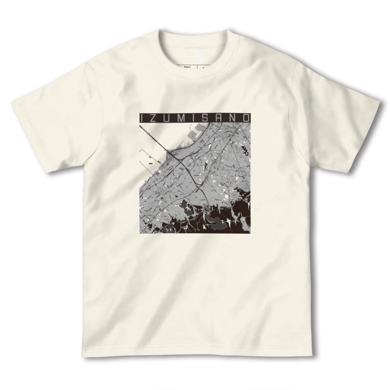 【泉佐野(大阪府)】地図柄ヘビーウェイトTシャツ