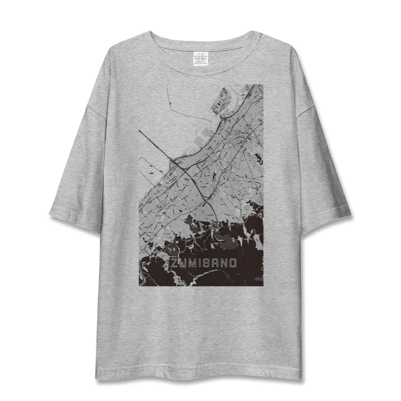 【泉佐野(大阪府)】地図柄ビッグシルエットTシャツ