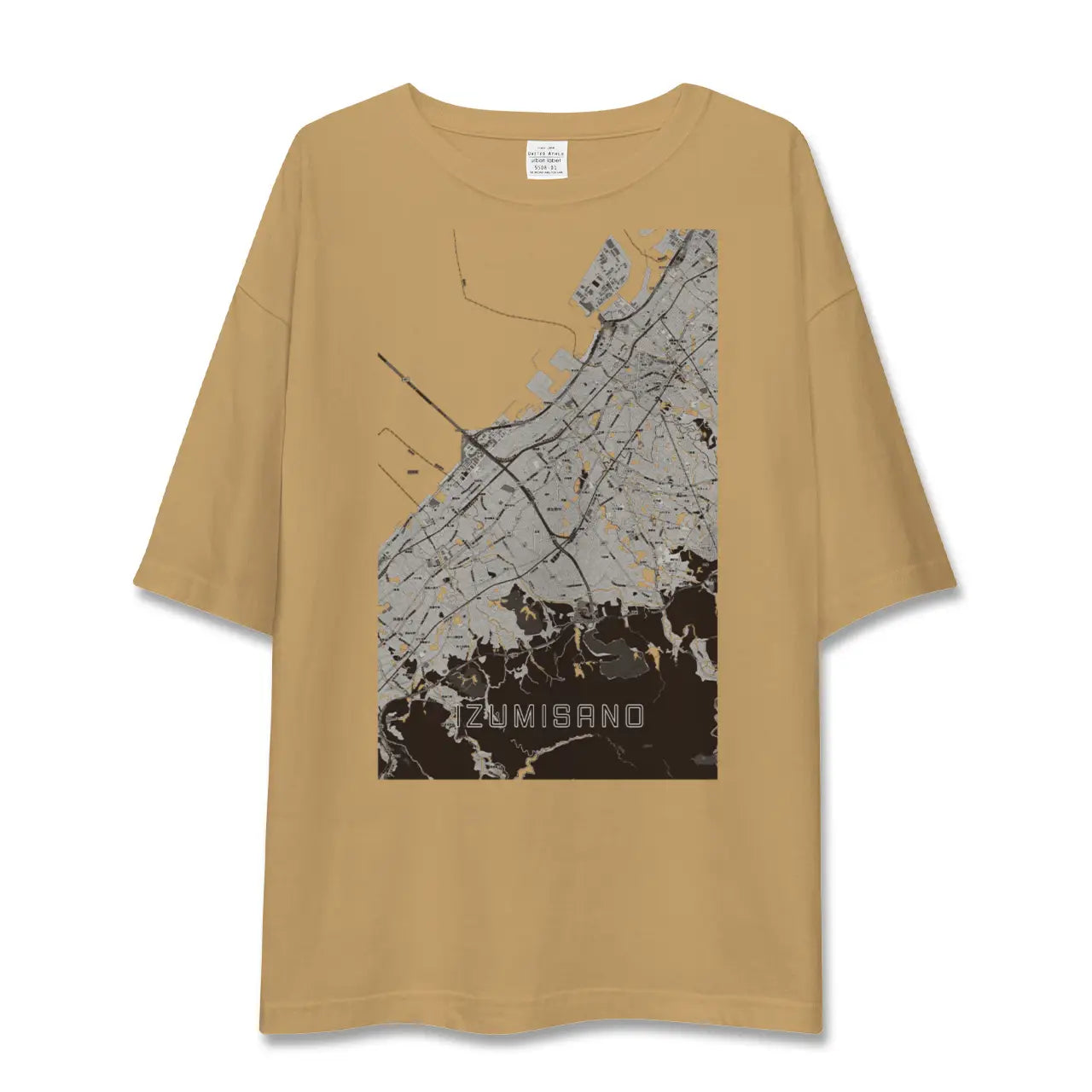 【泉佐野(大阪府)】地図柄ビッグシルエットTシャツ