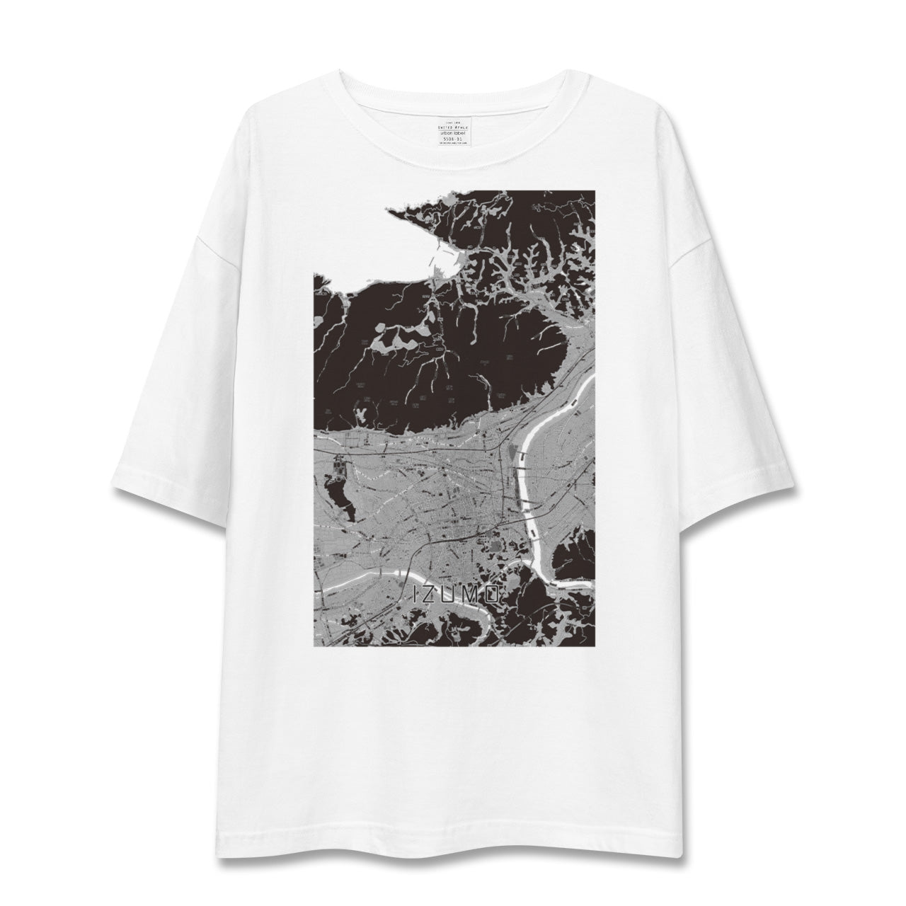 【出雲(島根県)】地図柄ビッグシルエットTシャツ