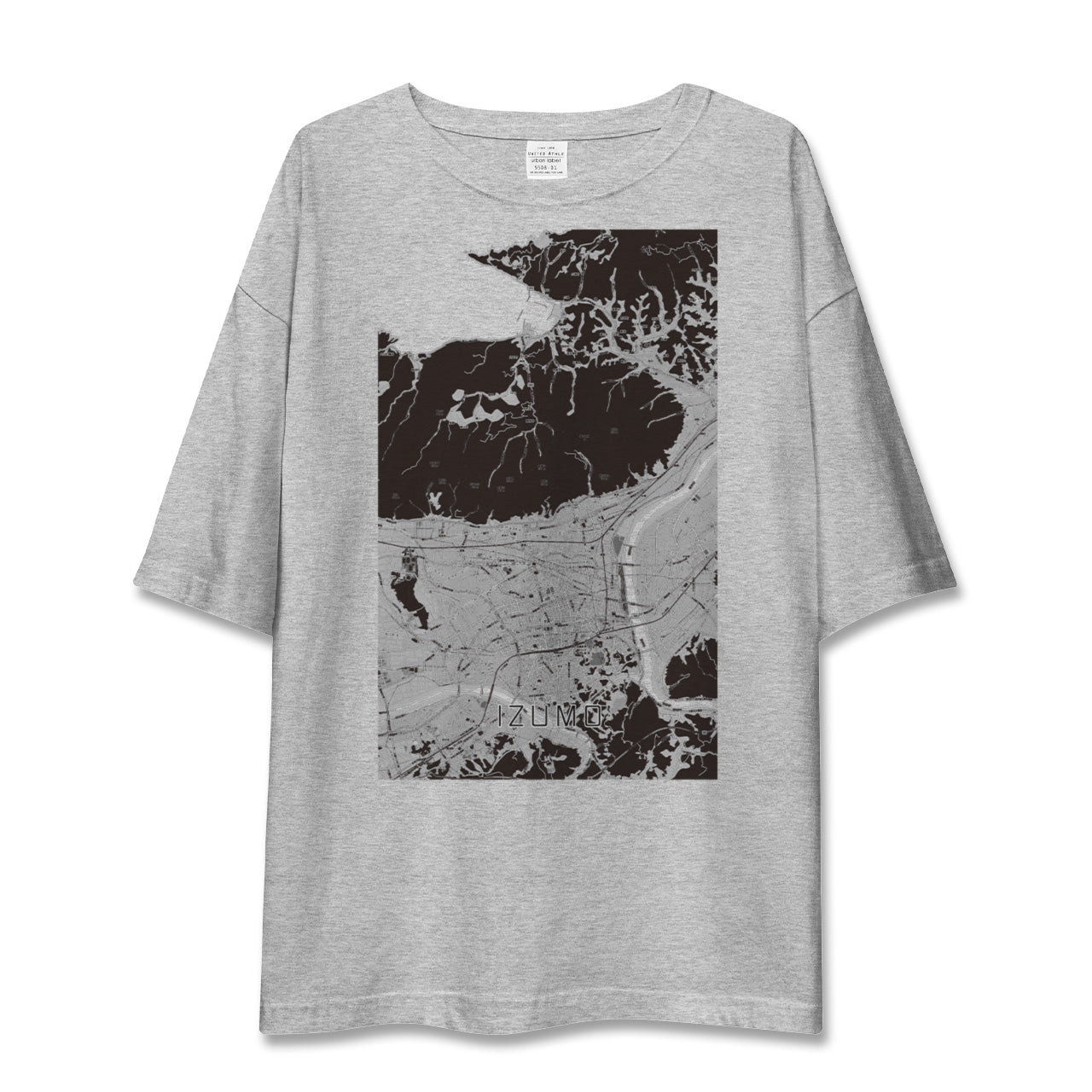 【出雲(島根県)】地図柄ビッグシルエットTシャツ