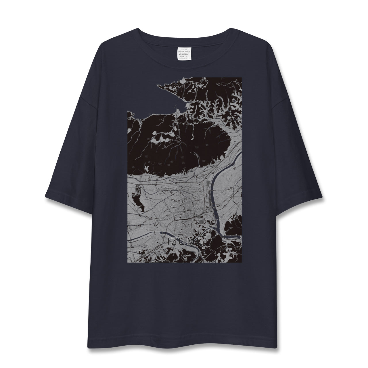 【出雲(島根県)】地図柄ビッグシルエットTシャツ