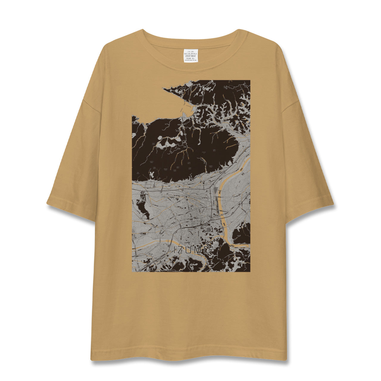 【出雲(島根県)】地図柄ビッグシルエットTシャツ