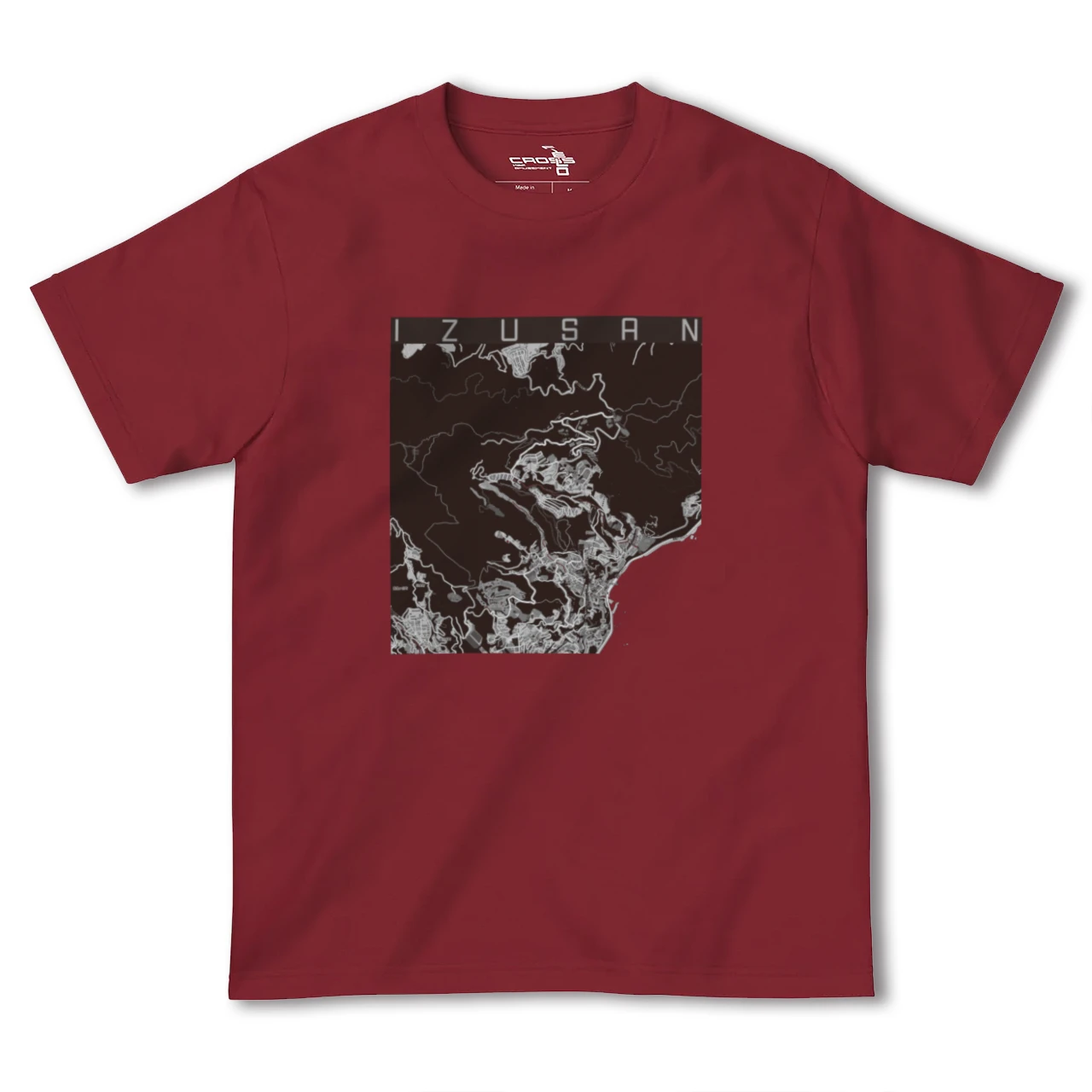 【伊豆山(静岡県)】地図柄ヘビーウェイトTシャツ