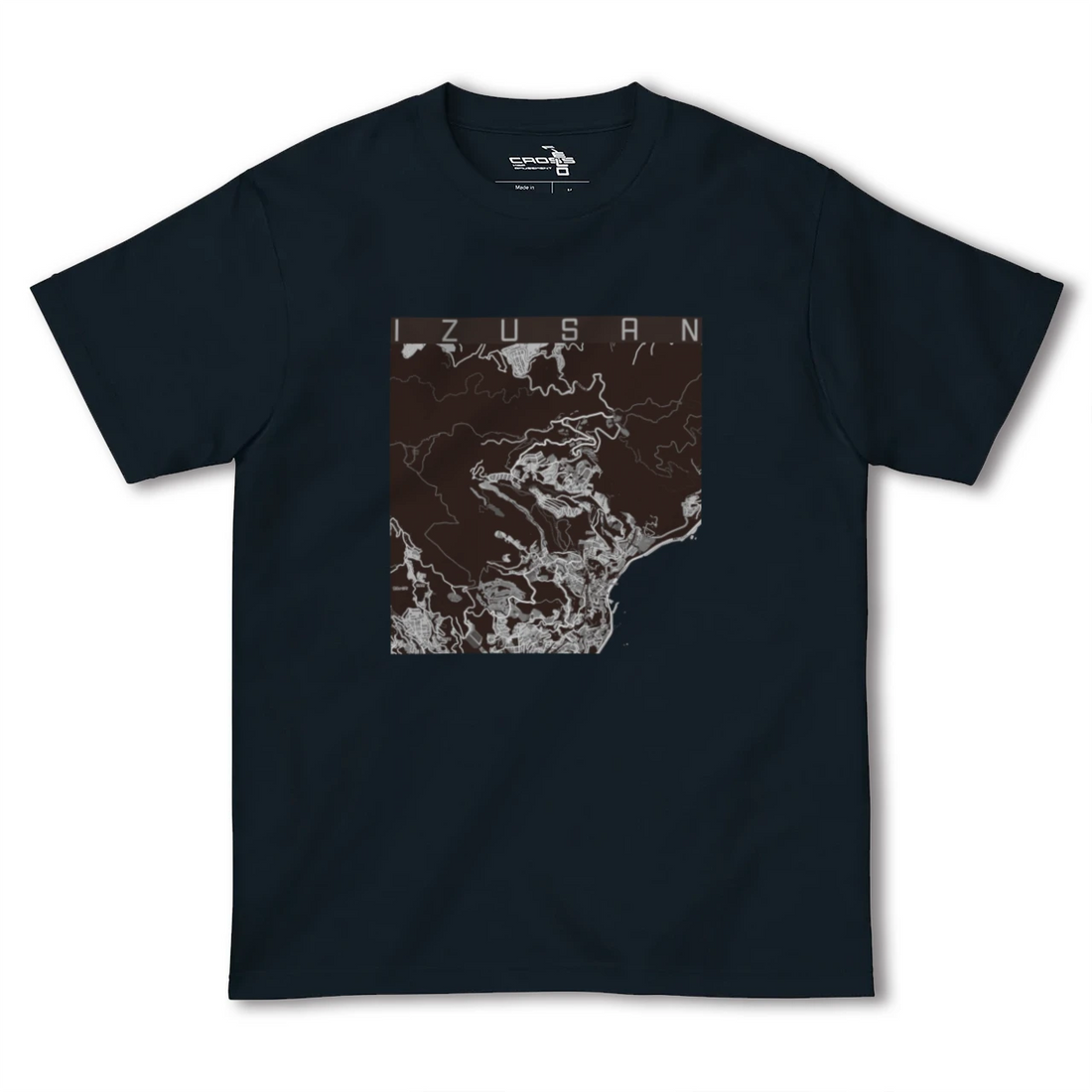 【伊豆山(静岡県)】地図柄ヘビーウェイトTシャツ