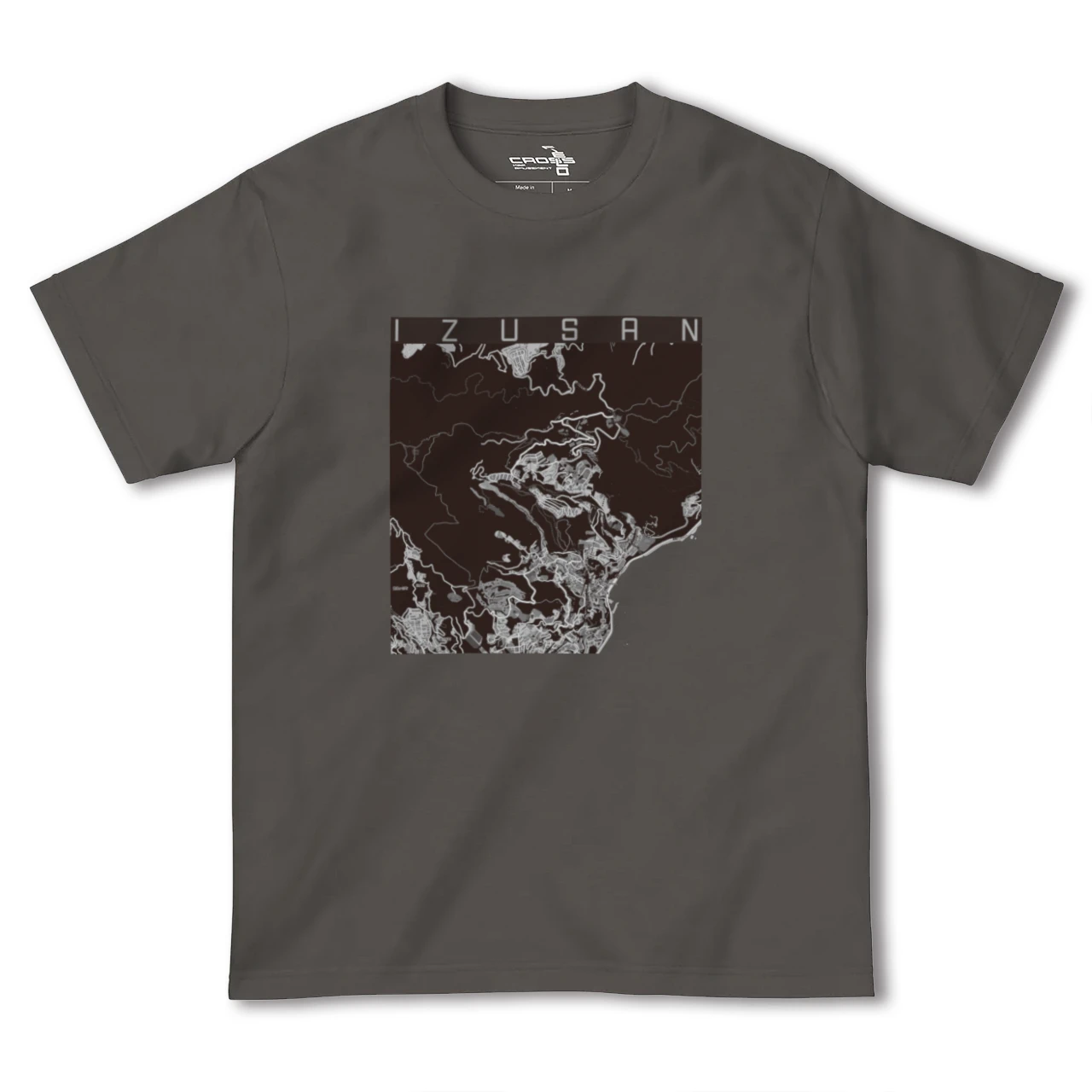 【伊豆山(静岡県)】地図柄ヘビーウェイトTシャツ