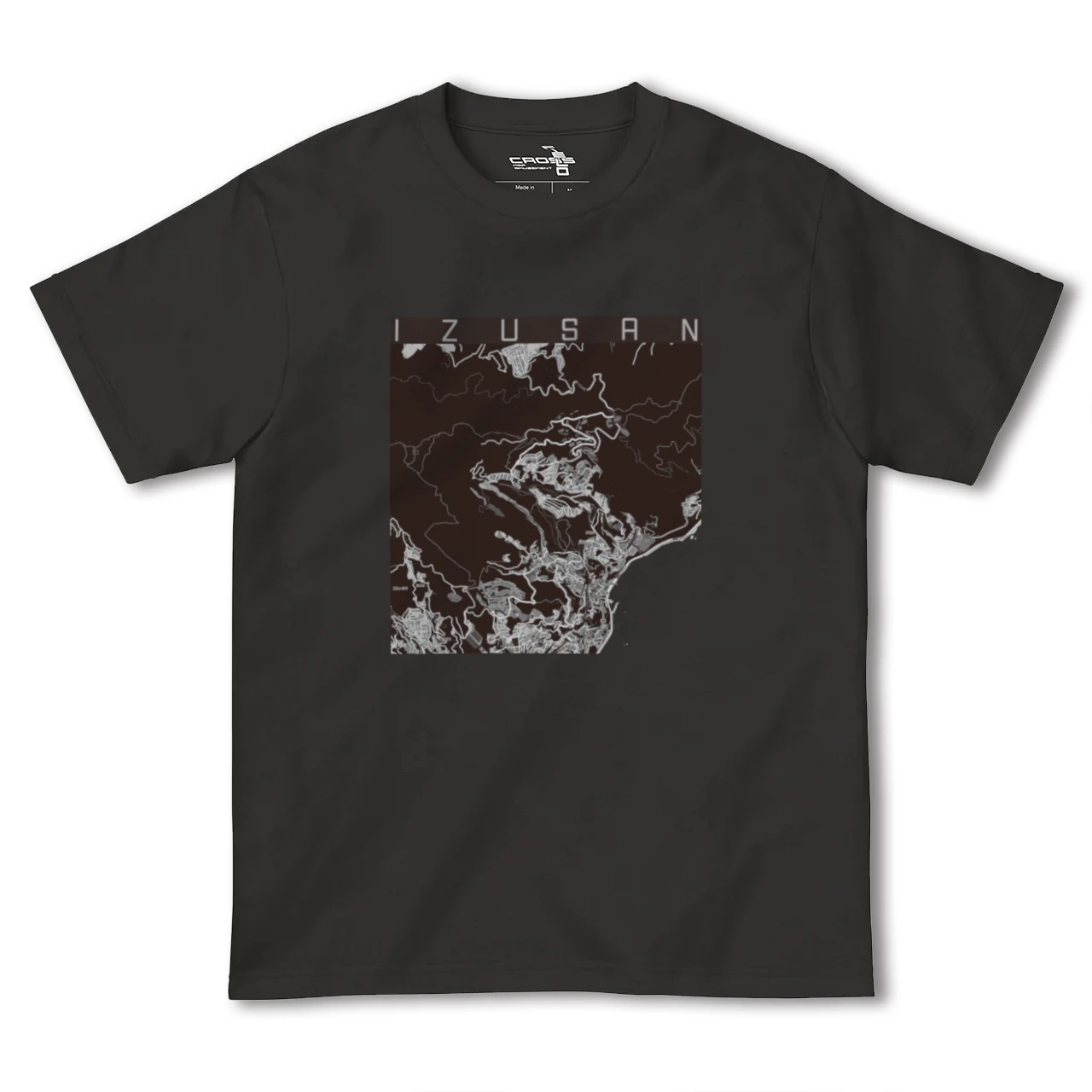 【伊豆山(静岡県)】地図柄ヘビーウェイトTシャツ