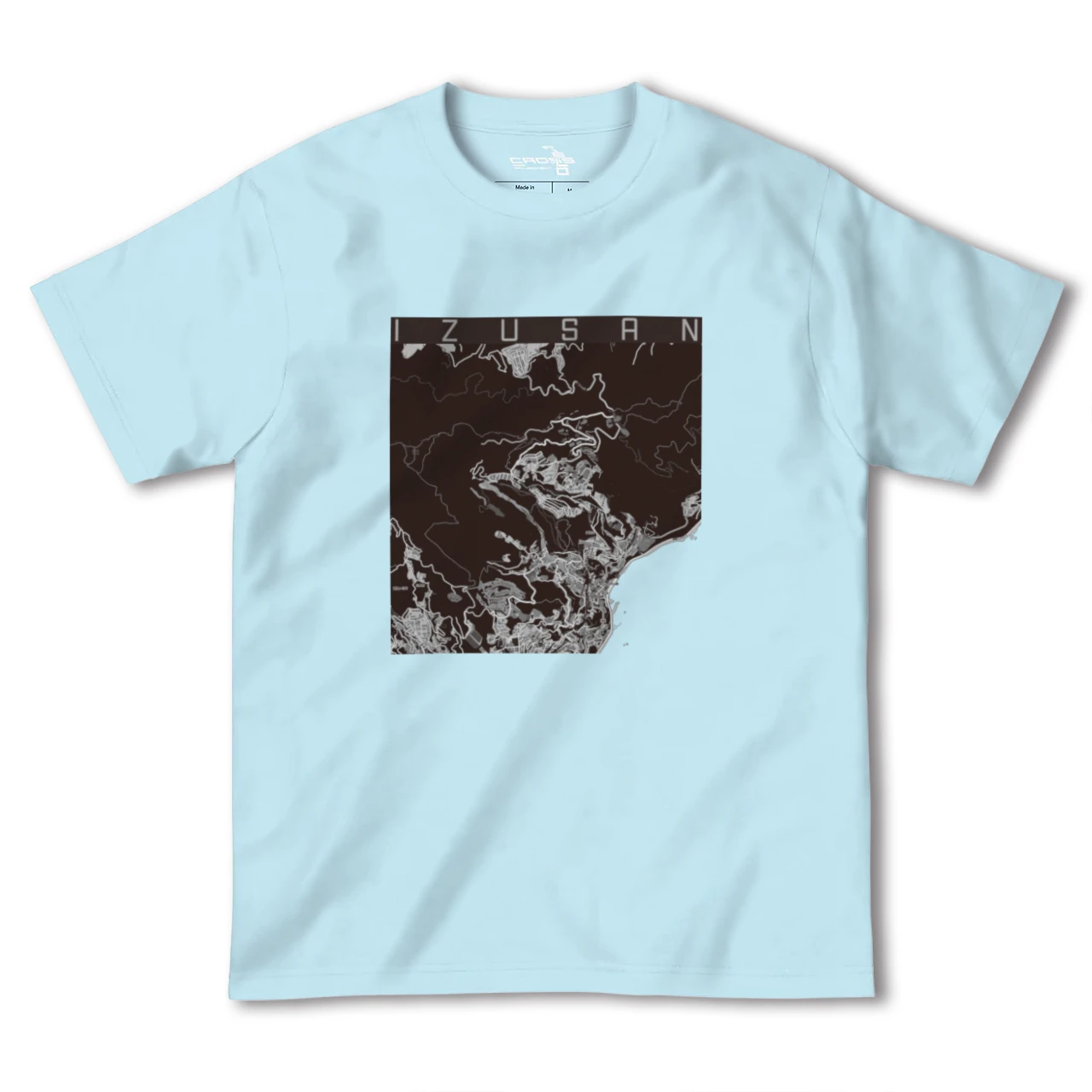 【伊豆山(静岡県)】地図柄ヘビーウェイトTシャツ