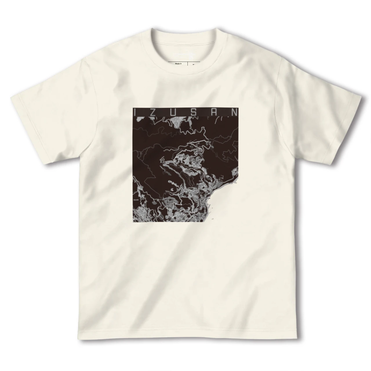 【伊豆山(静岡県)】地図柄ヘビーウェイトTシャツ