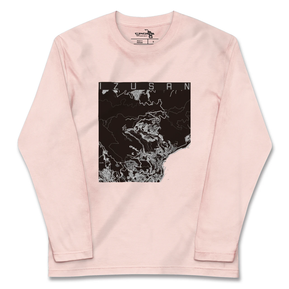 【伊豆山(静岡県)】地図柄ロングスリーブTシャツ