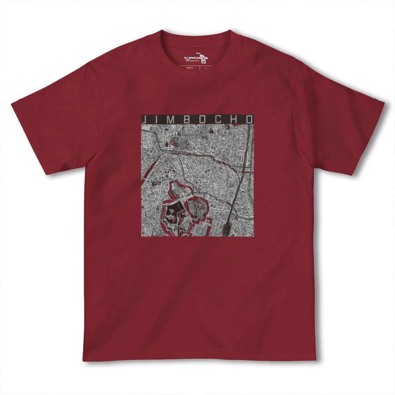 【神保町(東京都)】地図柄ヘビーウェイトTシャツ
