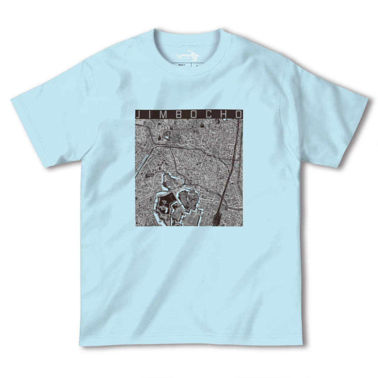 【神保町(東京都)】地図柄ヘビーウェイトTシャツ