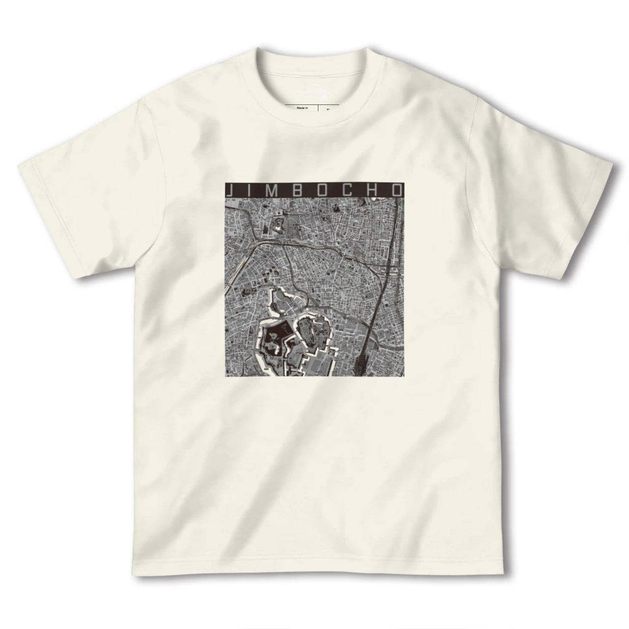 【神保町(東京都)】地図柄ヘビーウェイトTシャツ