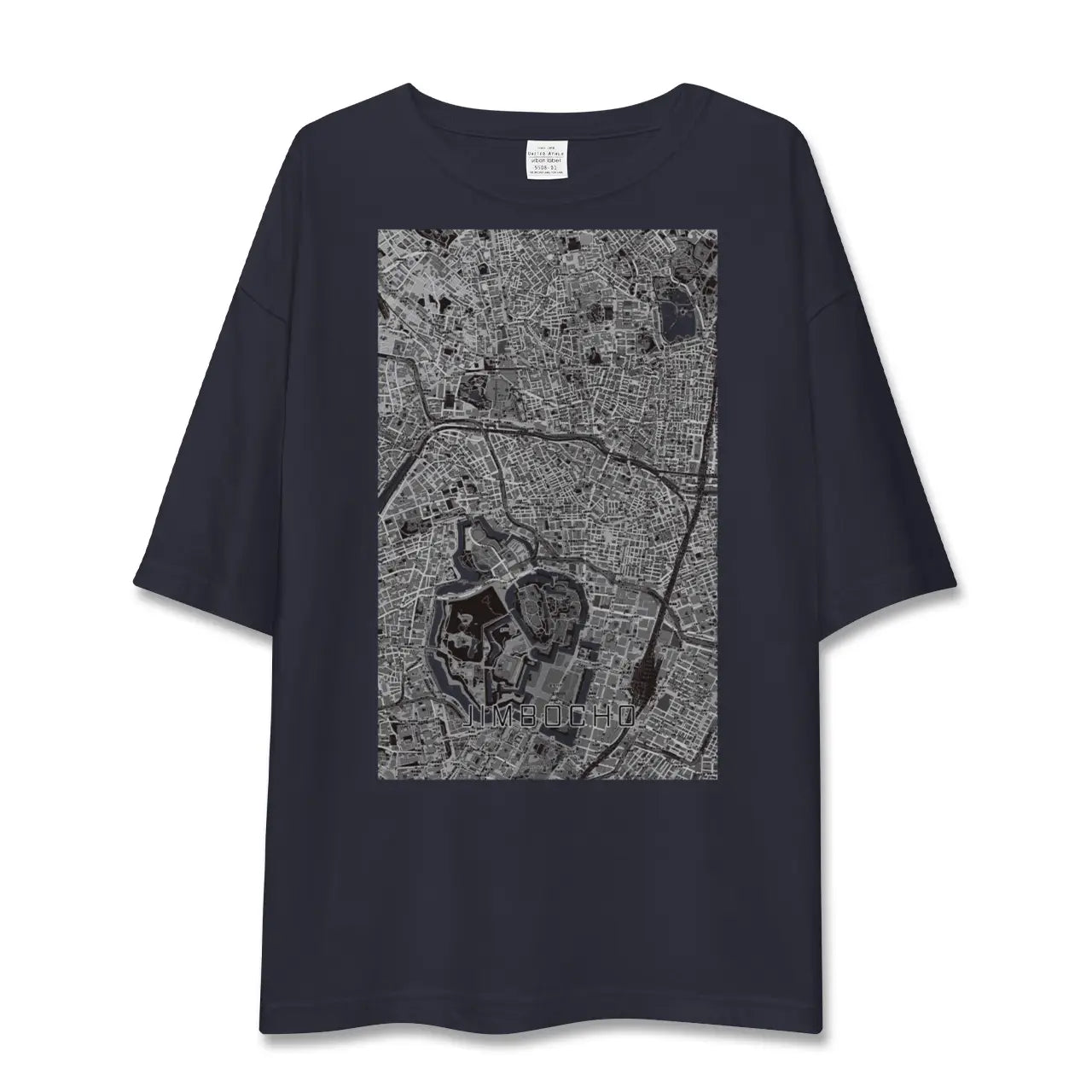 【神保町(東京都)】地図柄ビッグシルエットTシャツ