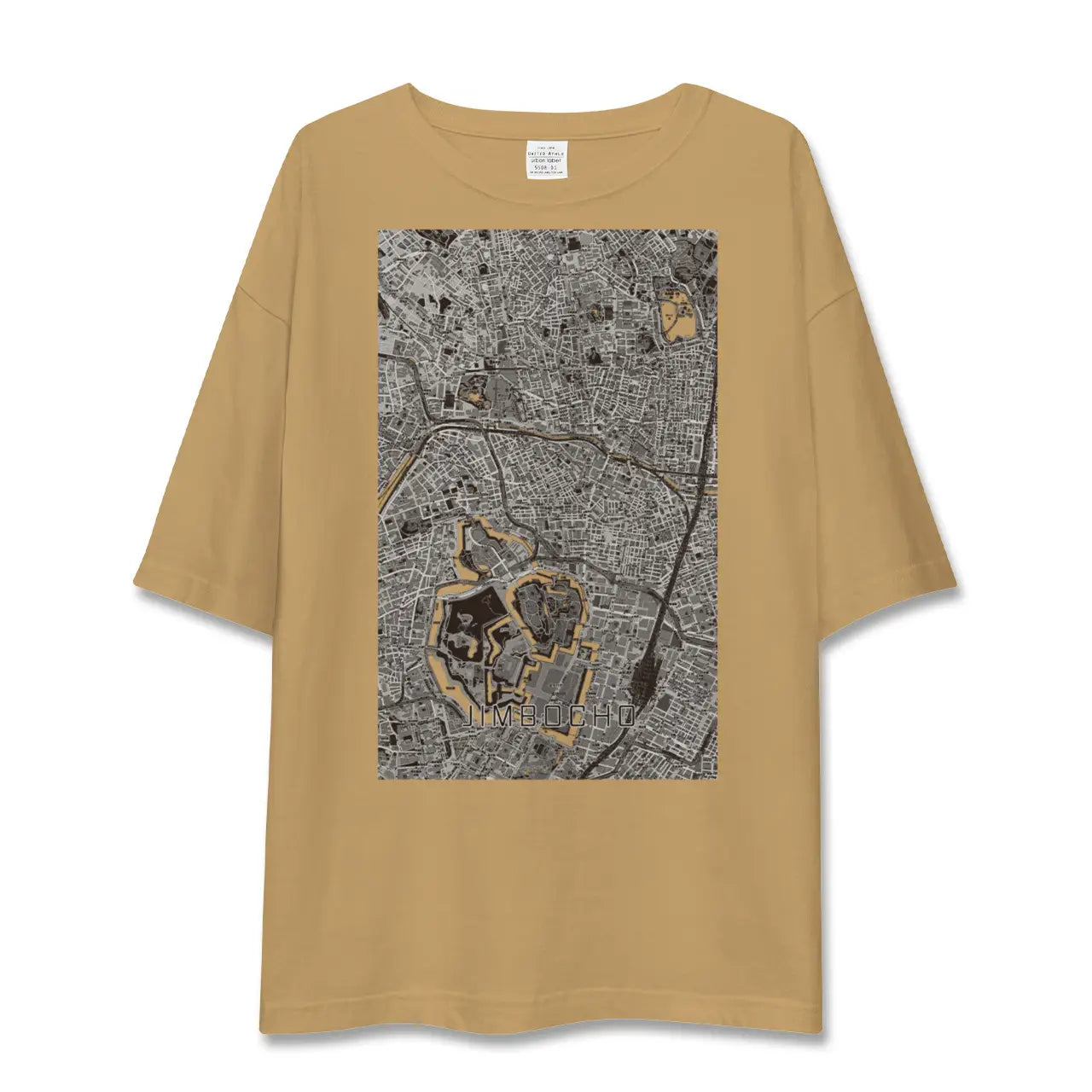 【神保町(東京都)】地図柄ビッグシルエットTシャツ
