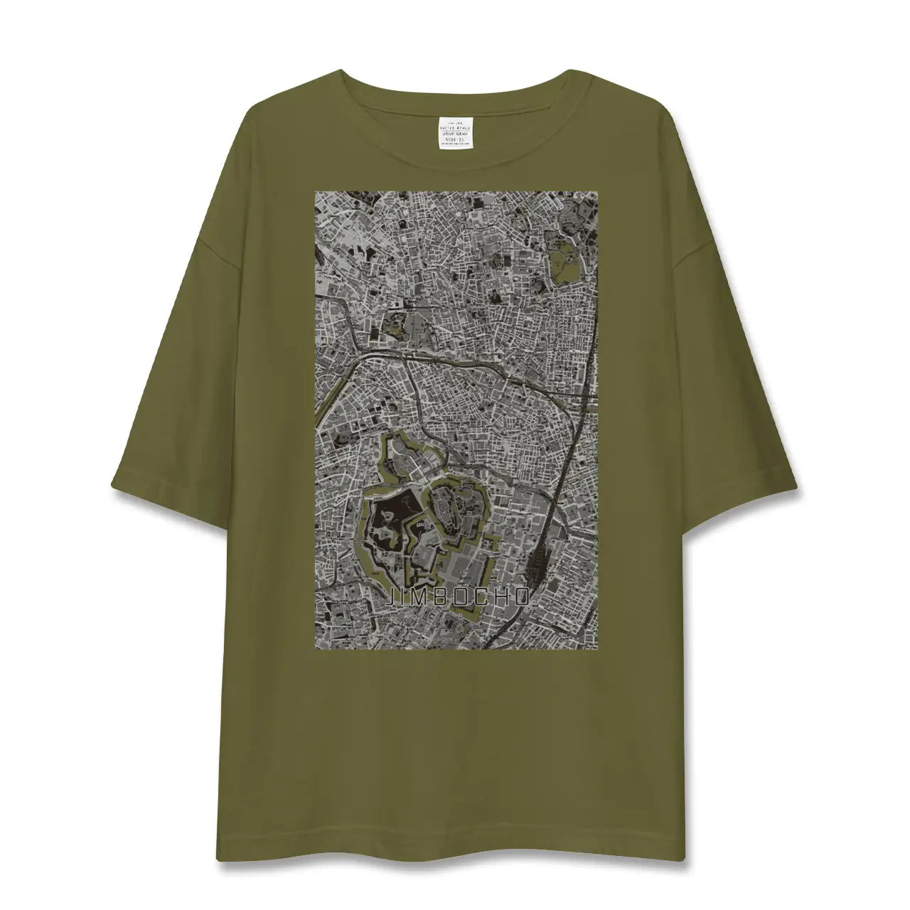 【神保町(東京都)】地図柄ビッグシルエットTシャツ