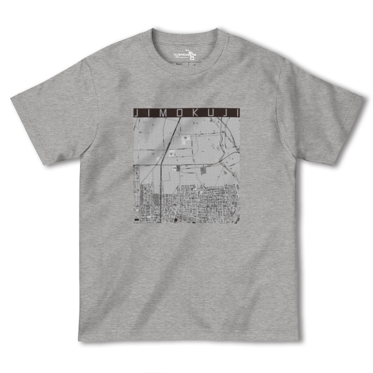 【甚目寺(愛知県)】地図柄ヘビーウェイトTシャツ