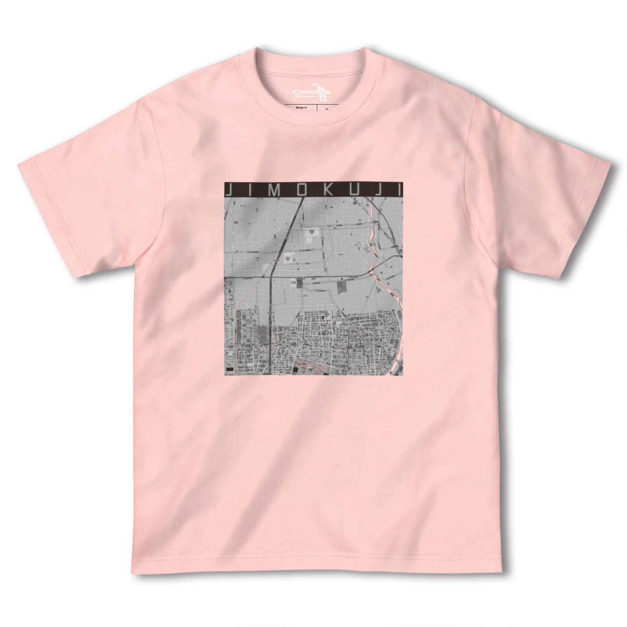 【甚目寺(愛知県)】地図柄ヘビーウェイトTシャツ