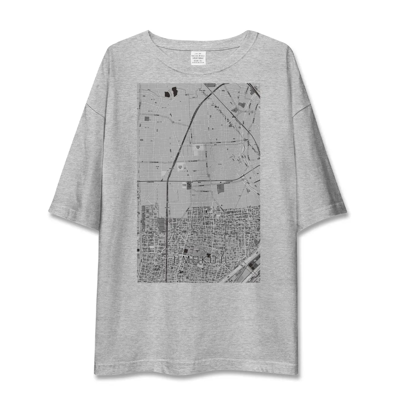 【甚目寺(愛知県)】地図柄ビッグシルエットTシャツ