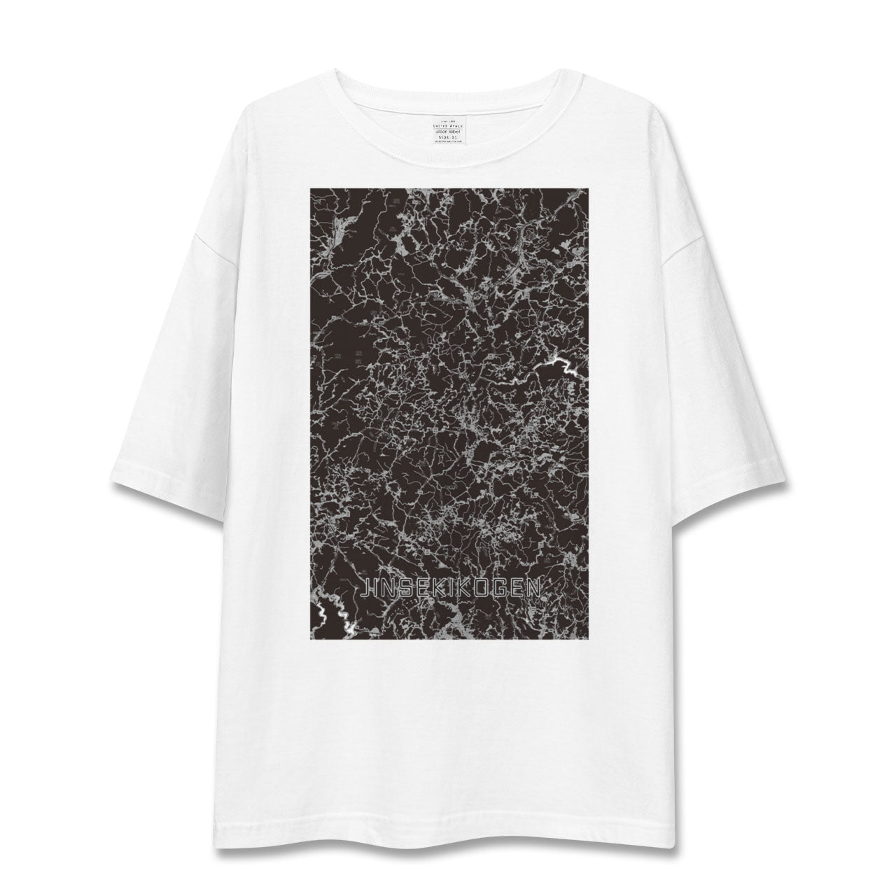 【神石高原(広島県)】地図柄ビッグシルエットTシャツ