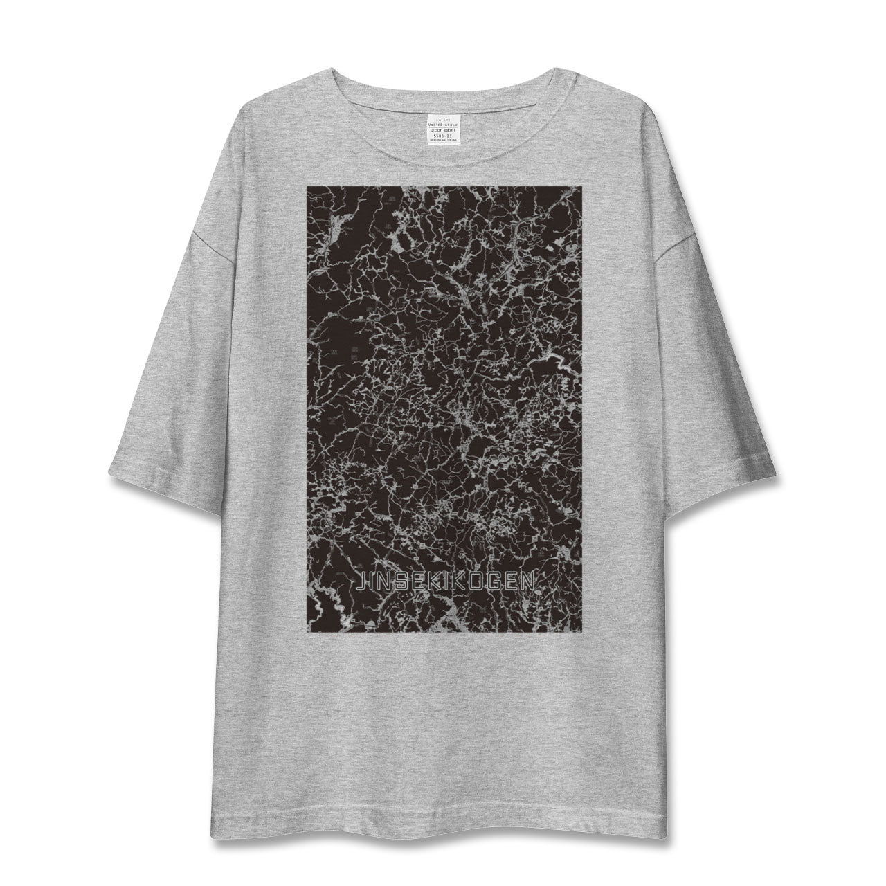 【神石高原(広島県)】地図柄ビッグシルエットTシャツ