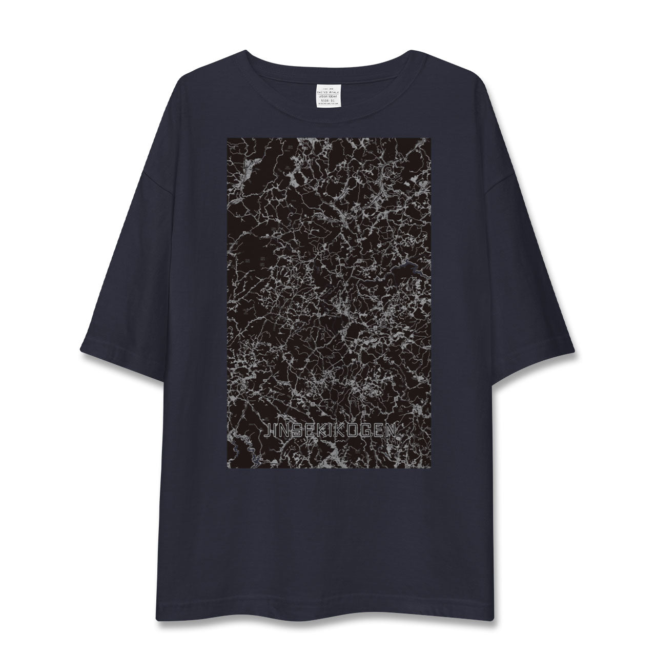 【神石高原(広島県)】地図柄ビッグシルエットTシャツ