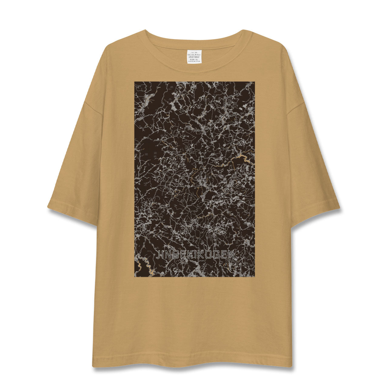【神石高原(広島県)】地図柄ビッグシルエットTシャツ