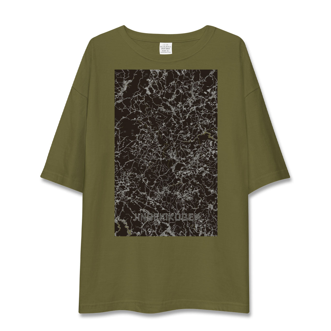【神石高原(広島県)】地図柄ビッグシルエットTシャツ