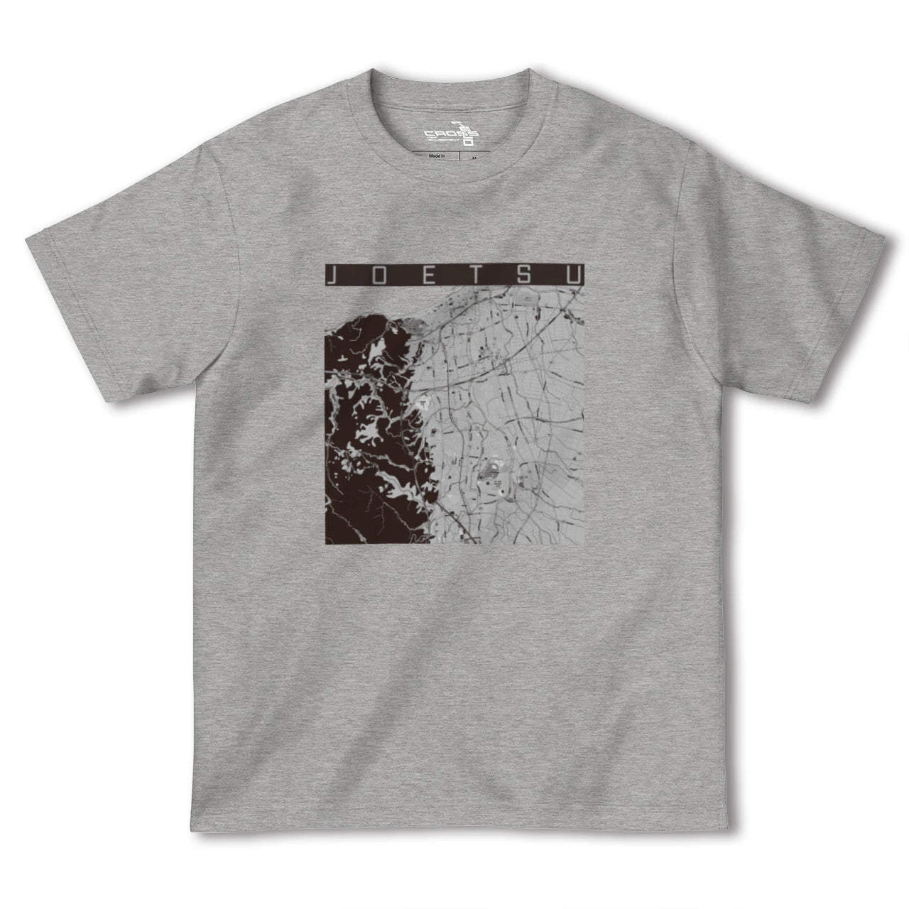 【上越(新潟県)】地図柄ヘビーウェイトTシャツ