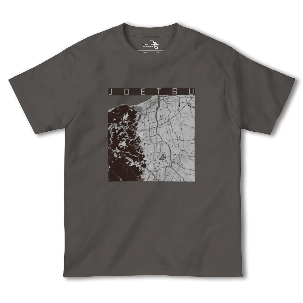 【上越(新潟県)】地図柄ヘビーウェイトTシャツ