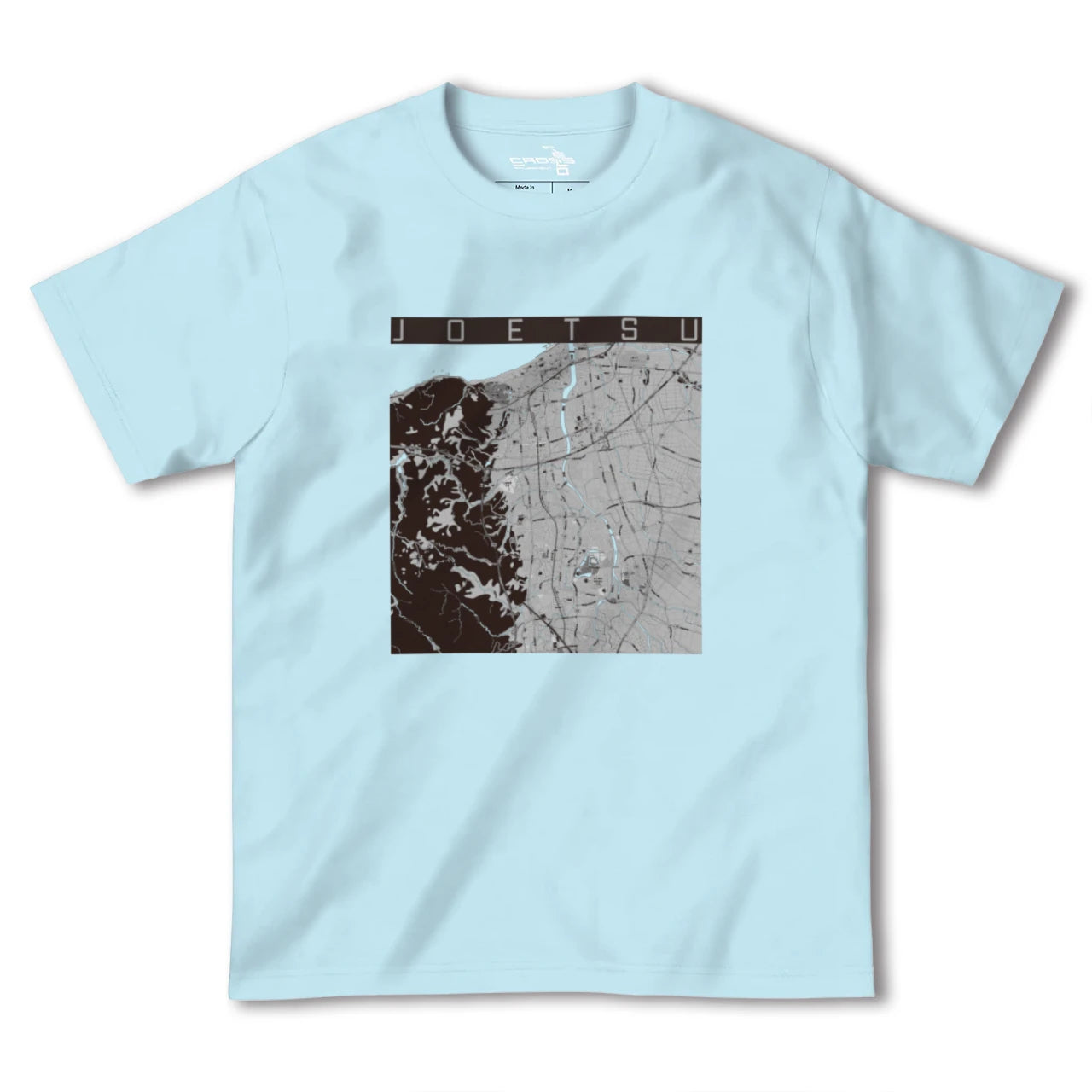 【上越(新潟県)】地図柄ヘビーウェイトTシャツ