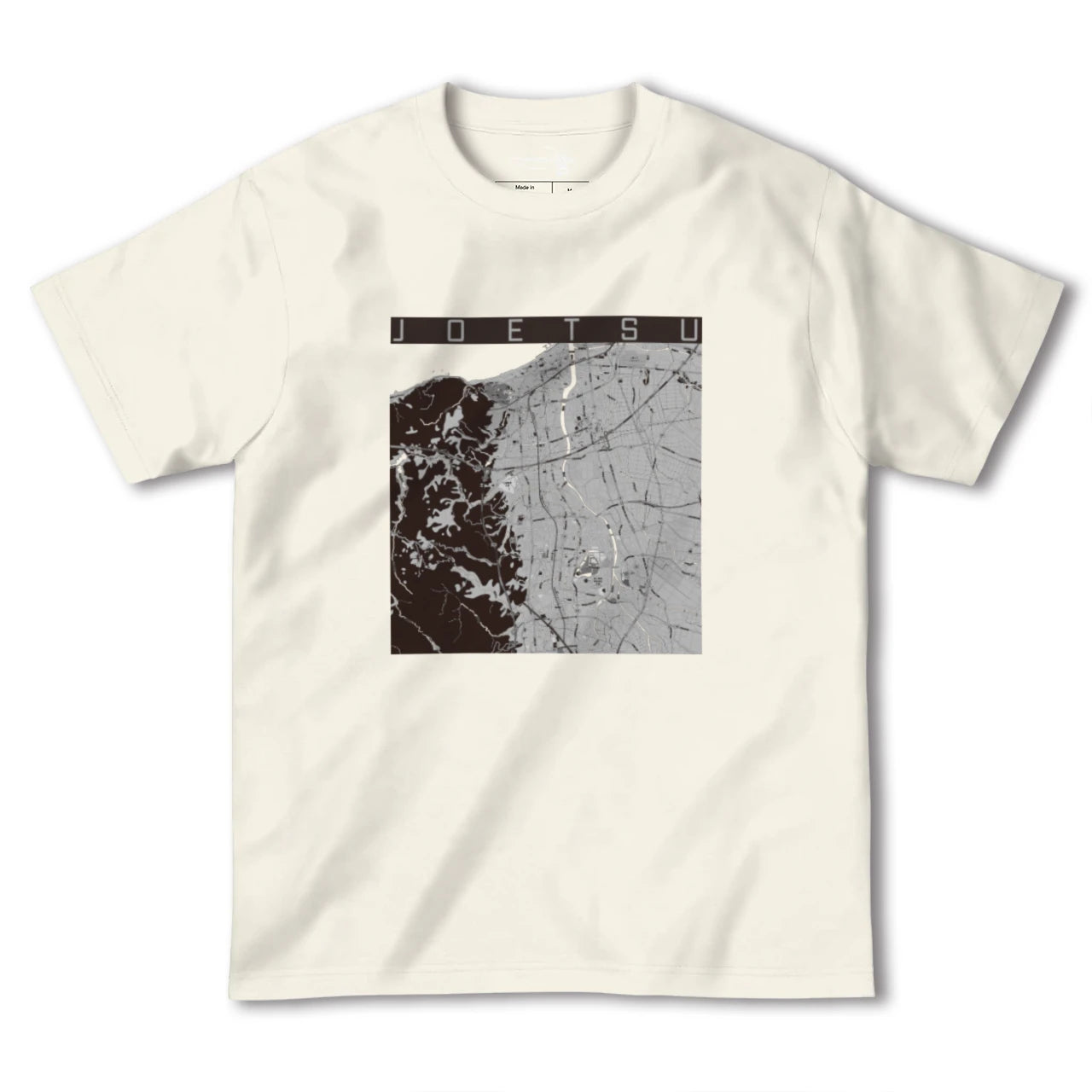 【上越(新潟県)】地図柄ヘビーウェイトTシャツ