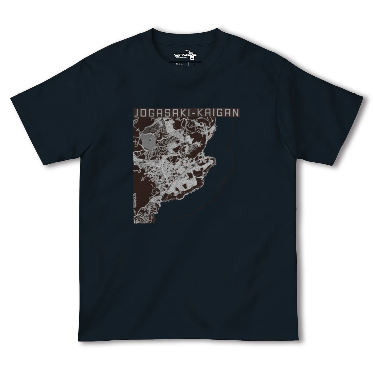 【城ヶ崎海岸(静岡県)】地図柄ヘビーウェイトTシャツ