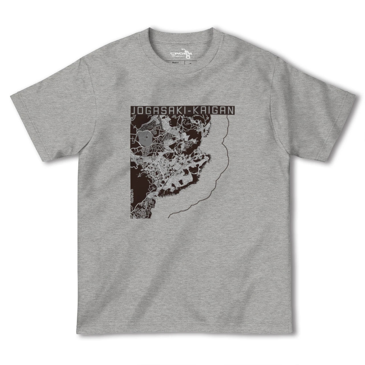 【城ヶ崎海岸(静岡県)】地図柄ヘビーウェイトTシャツ