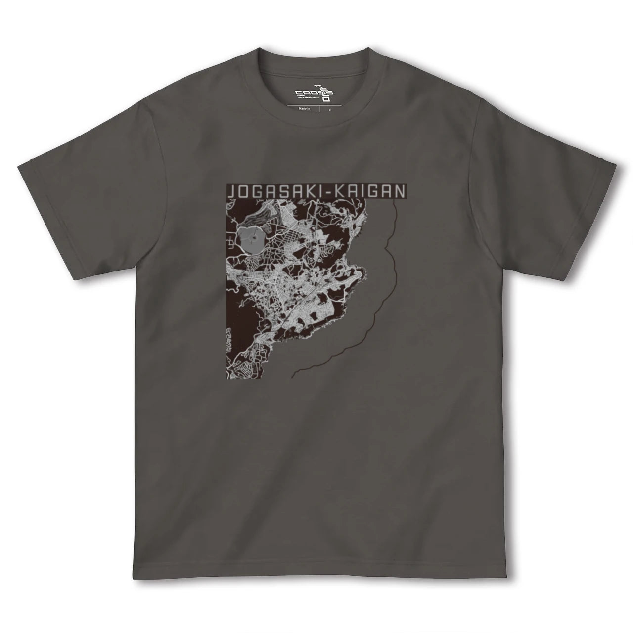 【城ヶ崎海岸(静岡県)】地図柄ヘビーウェイトTシャツ