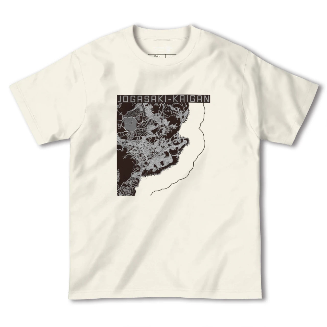 【城ヶ崎海岸(静岡県)】地図柄ヘビーウェイトTシャツ