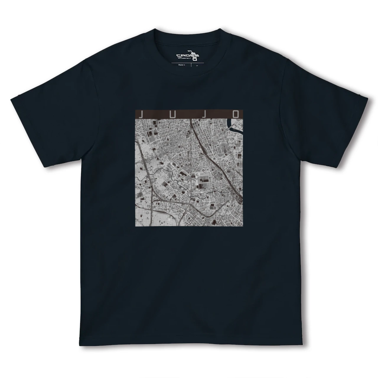 【十条(東京都)】地図柄ヘビーウェイトTシャツ