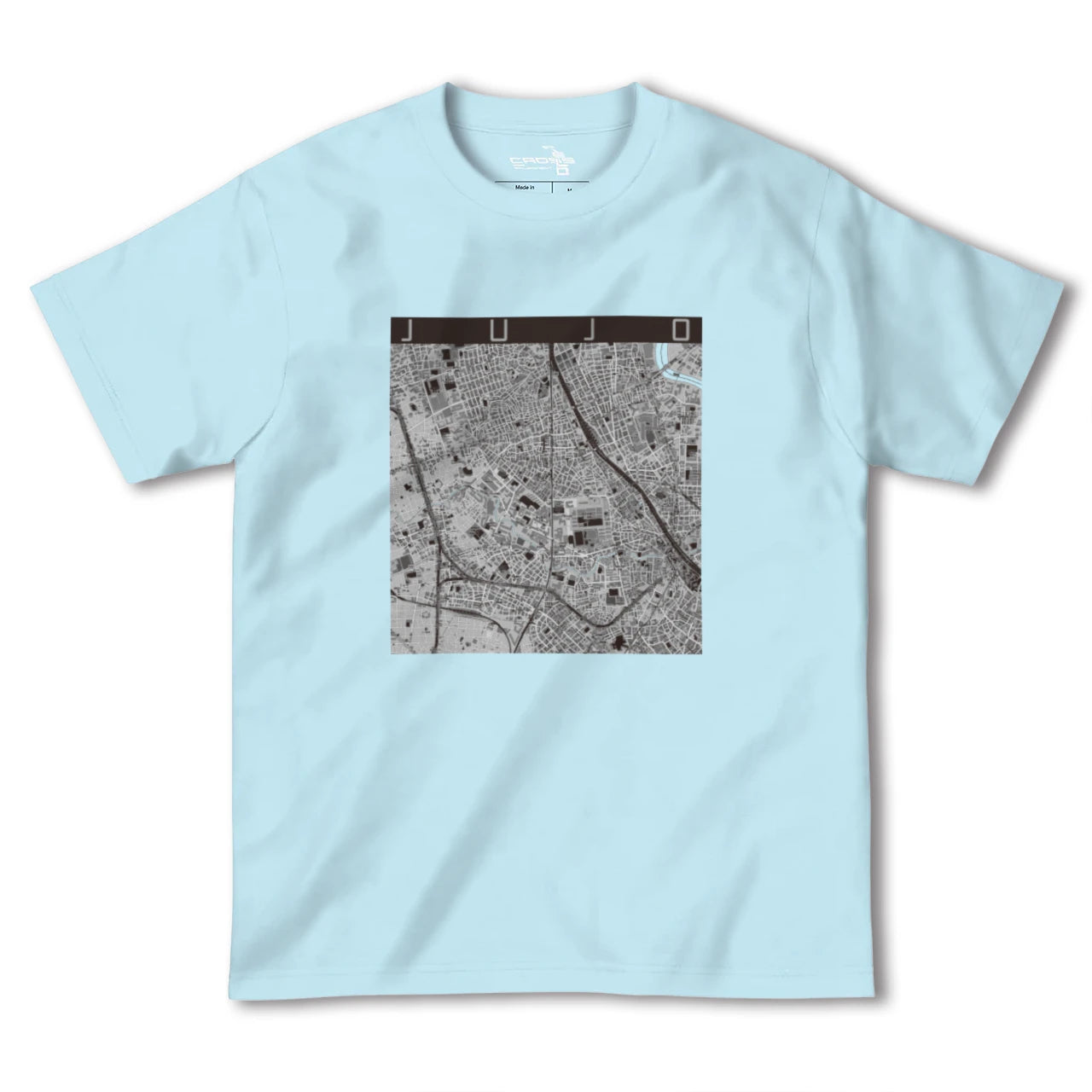 【十条(東京都)】地図柄ヘビーウェイトTシャツ